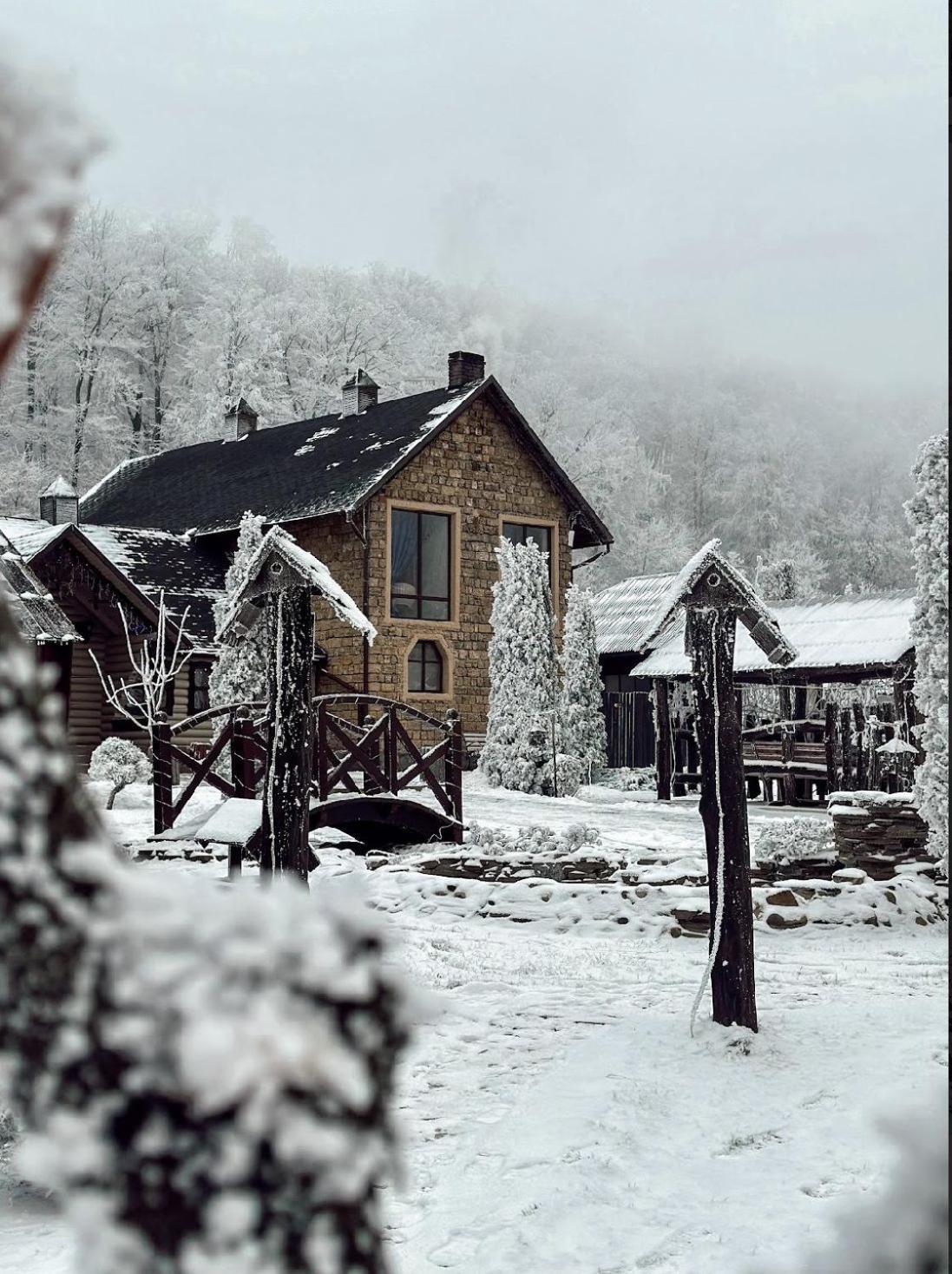 Hotel Orlyne Gnizdo Černivci Esterno foto